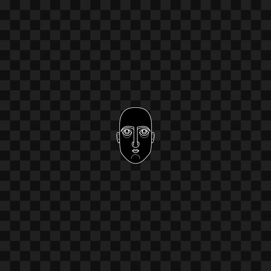 Baldman face asset pack / 23 loops
