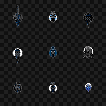 Bird face asset pack / 20 loops