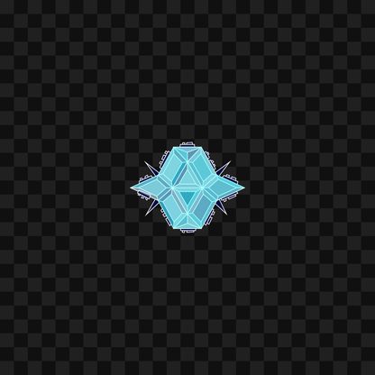 Crystal face asset pack / 19 loops