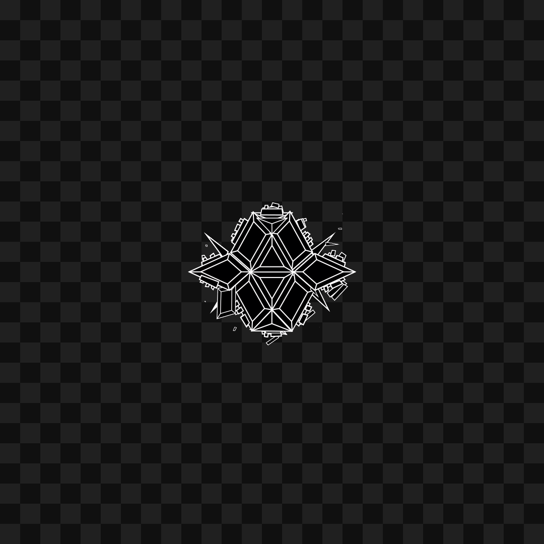Crystal face asset pack / 19 loops
