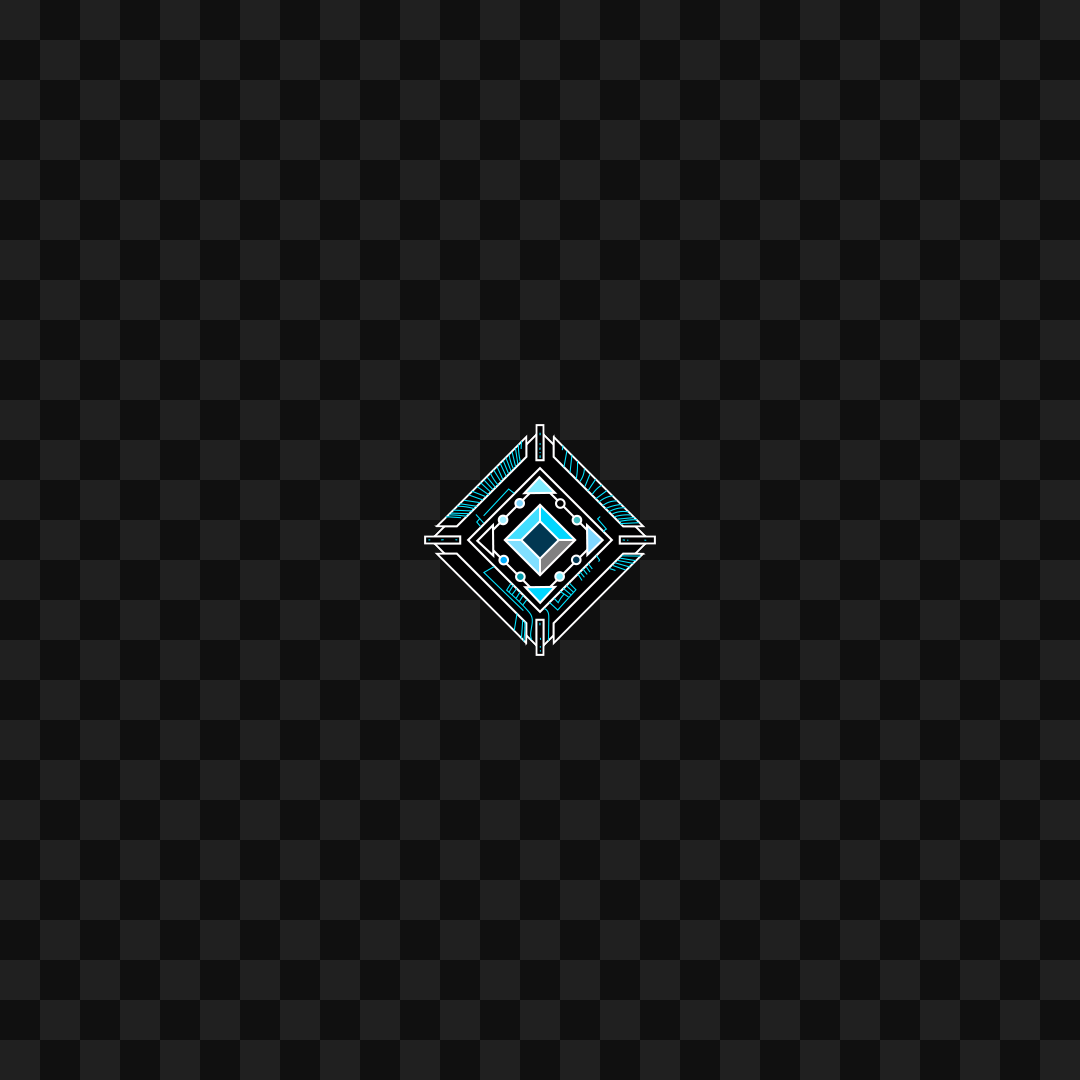 Crystal face asset pack / 19 loops