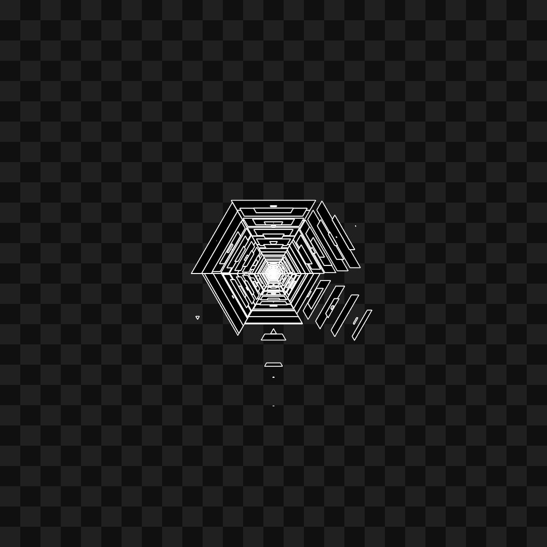 Crystal face asset pack / 19 loops