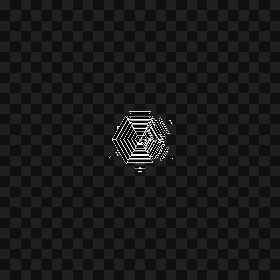 Crystal face asset pack / 19 loops