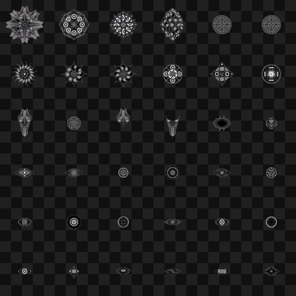 Eye face asset bundle / 62 loops