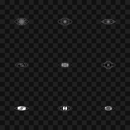 Eyeblink face asset pack / 9 loops