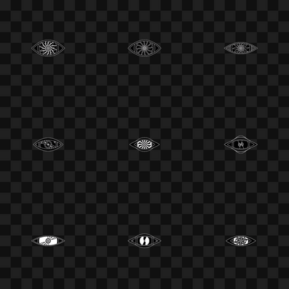 Eyeblink face asset pack / 9 loops