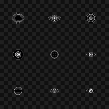 Eyeraw face asset pack / 20 loops