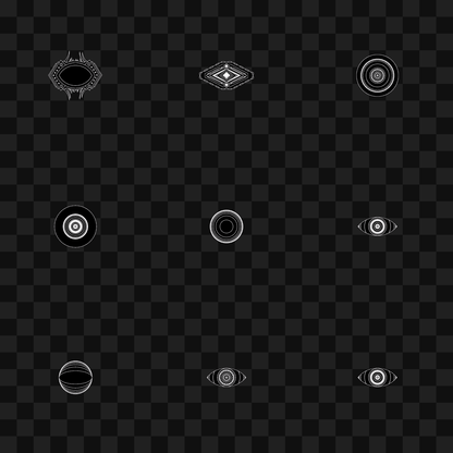 Eyeraw face asset pack / 20 loops