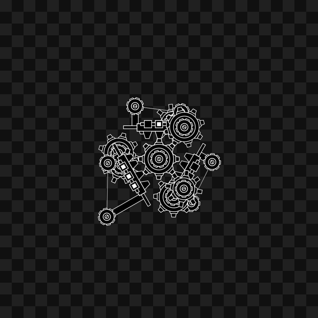 Gear face asset pack / 44 loops