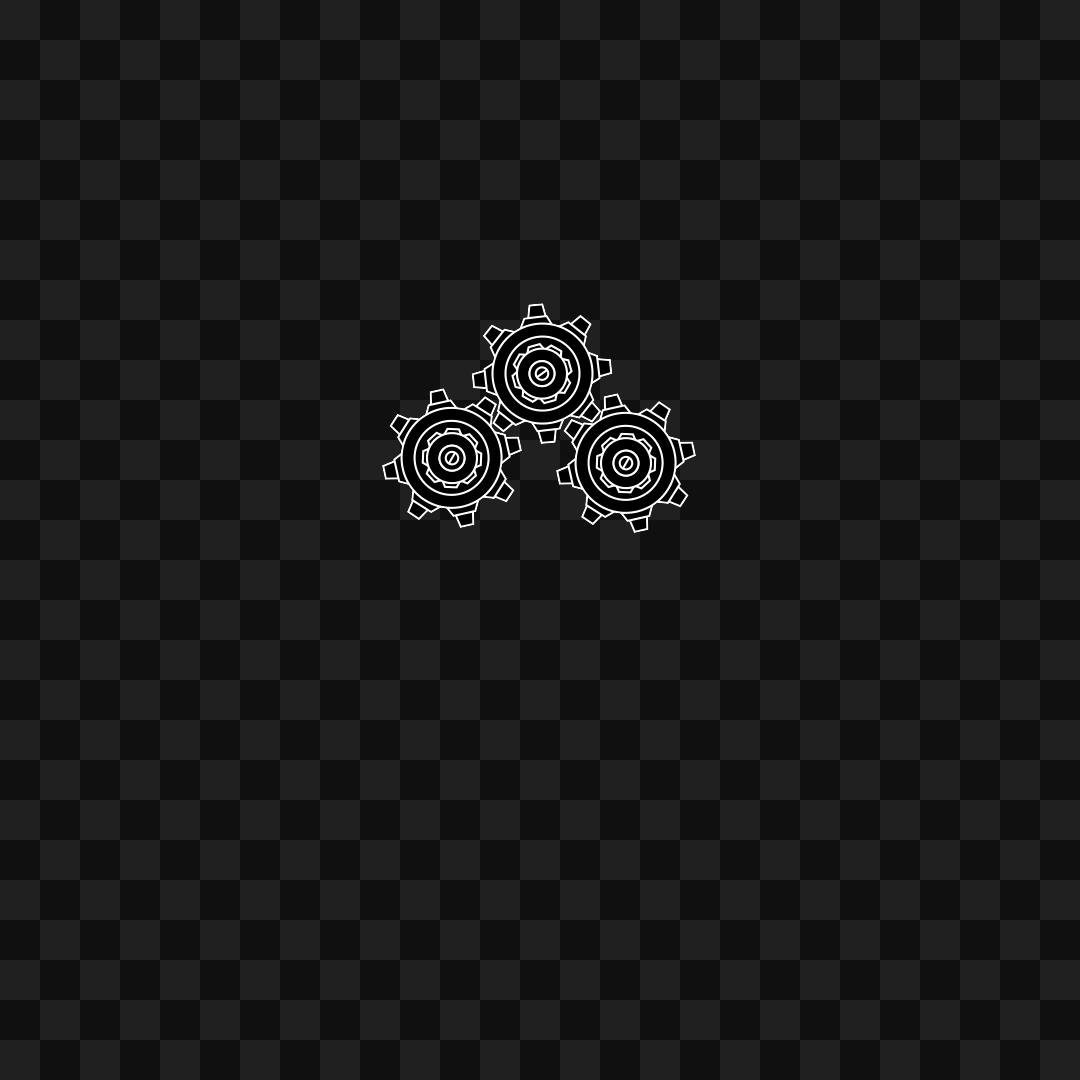 Gear face asset pack / 44 loops