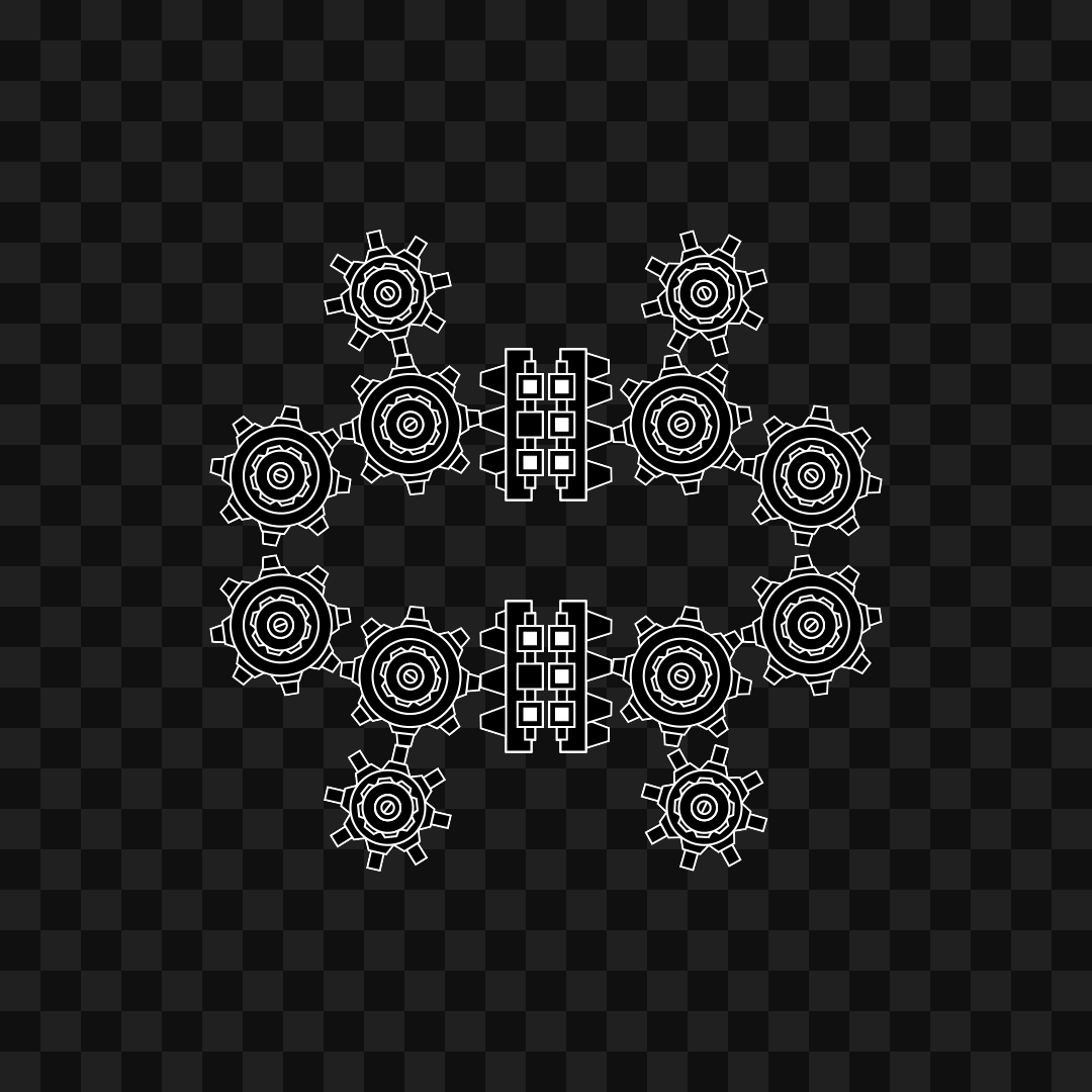 Gear face asset pack / 44 loops