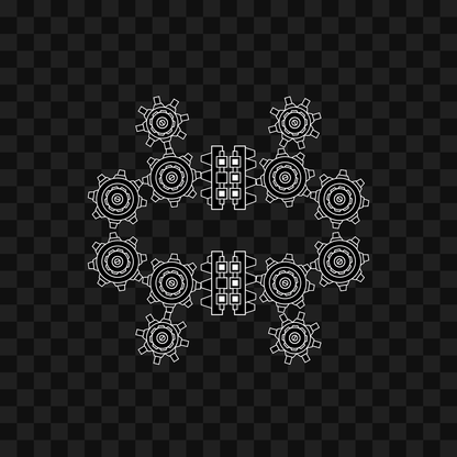 Gear face asset pack / 44 loops