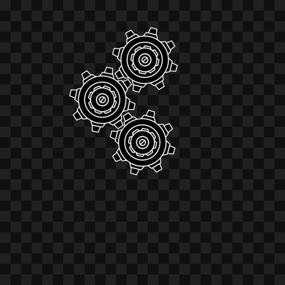 Gear face asset pack / 44 loops