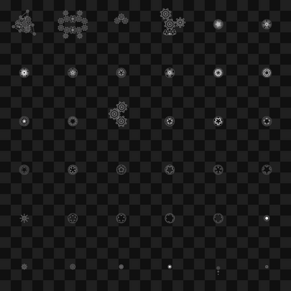 Gear face asset pack / 44 loops