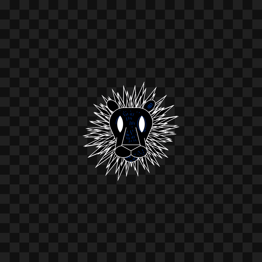 Lion face asset pack / 31 loops
