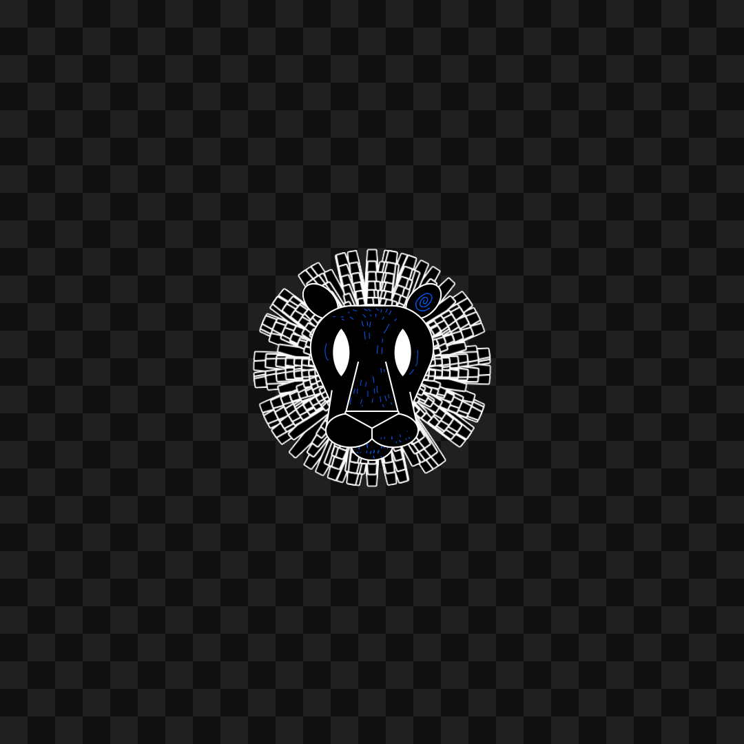 Lion face asset pack / 31 loops