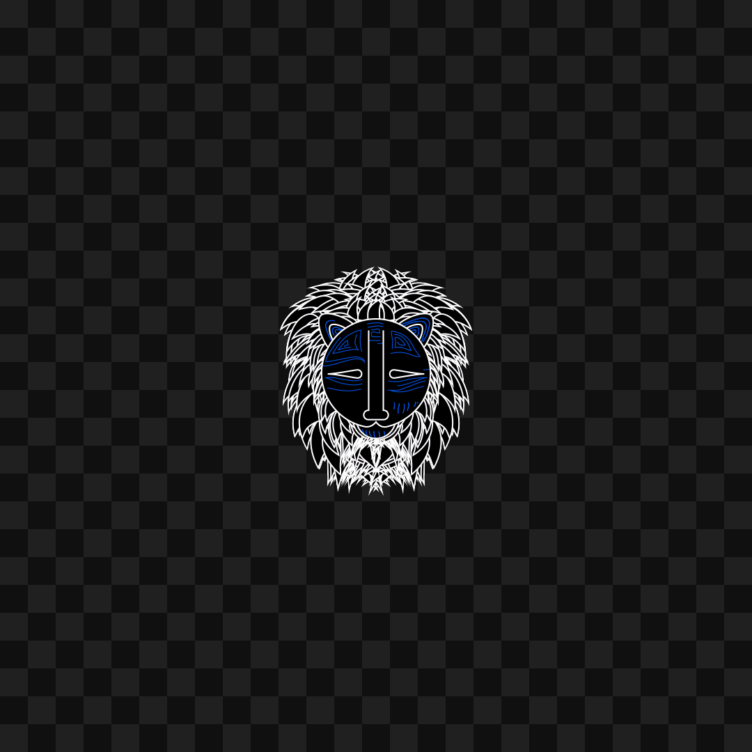 Lion face asset pack / 31 loops