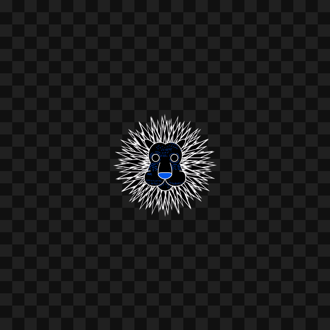 Lion face asset pack / 31 loops