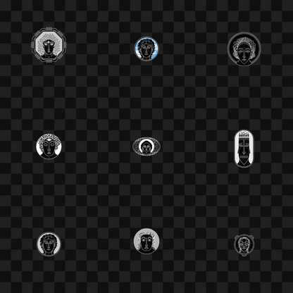 Man face asset pack / 19 loops