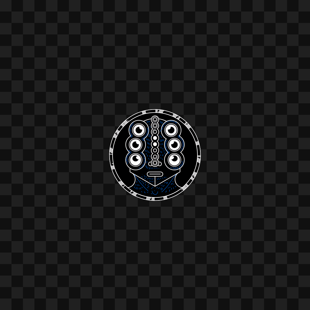 Mask face asset pack / 19 loops