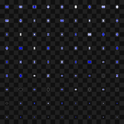 Screen face asset bundle / 104 loops