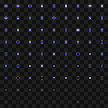 Screen face asset bundle / 104 loops