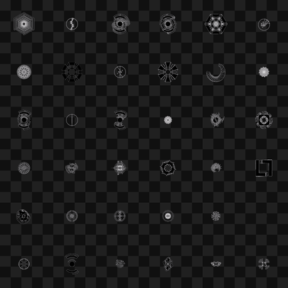 Spinnercore face asset pack / 57 loops