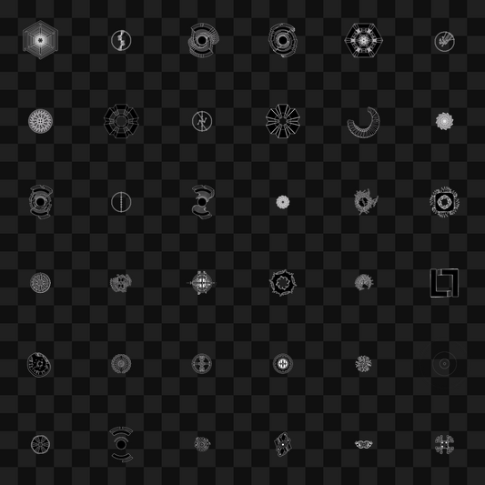 Spinnercore face asset pack / 57 loops