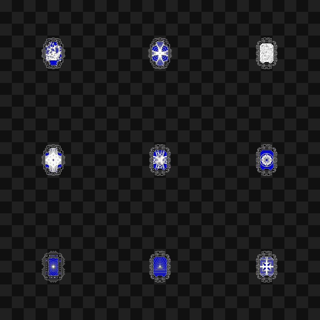 Beta facescreen asset pack / 12 loops