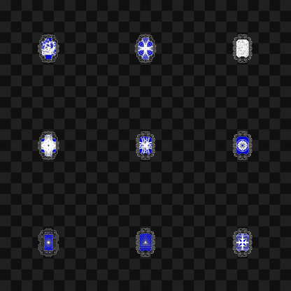 Beta facescreen asset pack / 12 loops