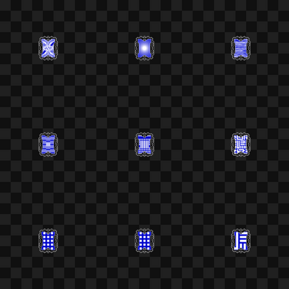 Delta facescreen asset pack / 11 loops