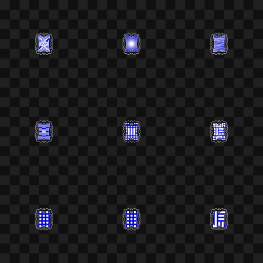 Delta facescreen asset pack / 11 loops