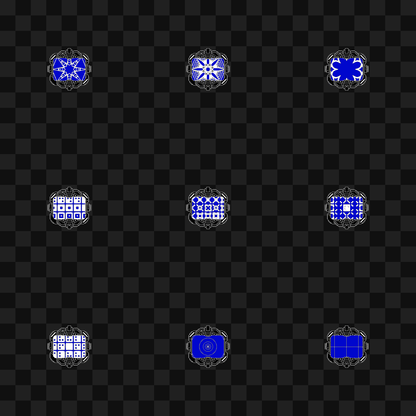Omega facescreen asset pack / 10 loops