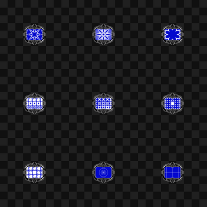Omega facescreen asset pack / 10 loops