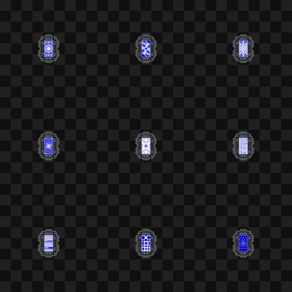 Zeta facescreen asset pack / 12 loops