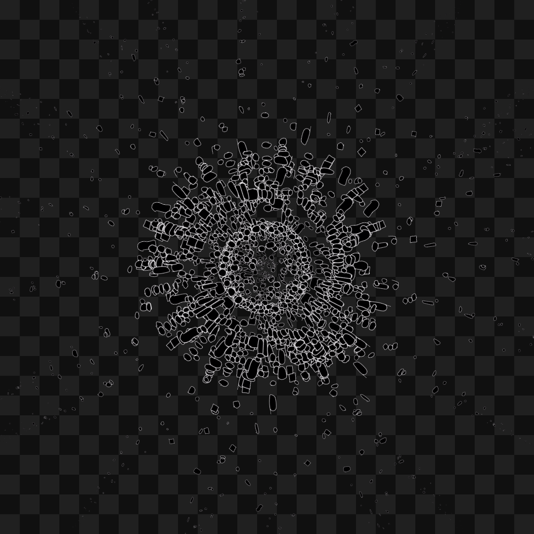 Circle frag asset pack / 23 loops