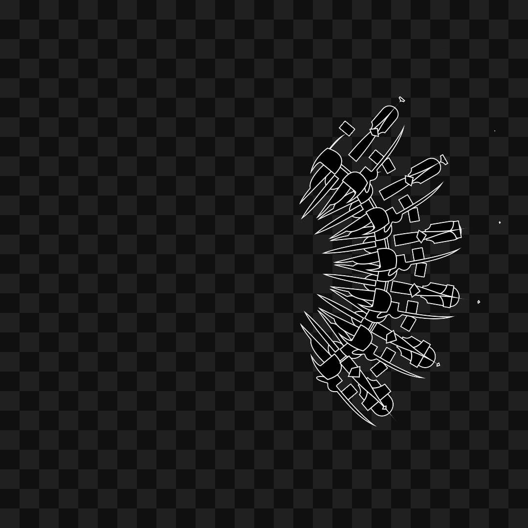 Circle frag asset pack / 23 loops