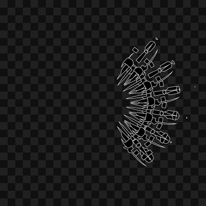 Circle frag asset pack / 23 loops