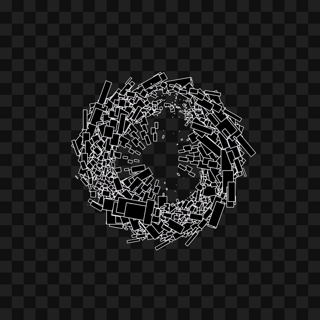 Circle frag asset pack / 23 loops
