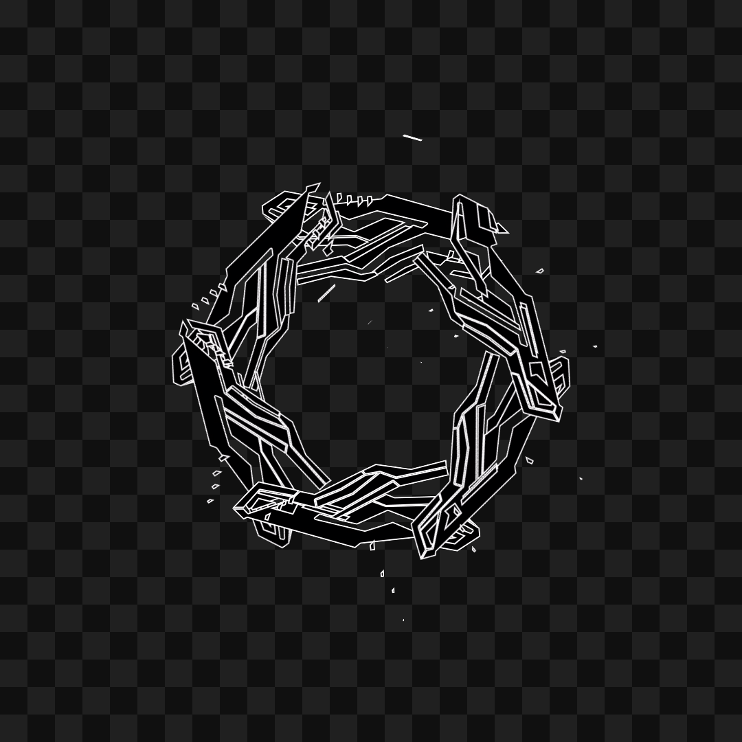 Circle frag asset pack / 23 loops