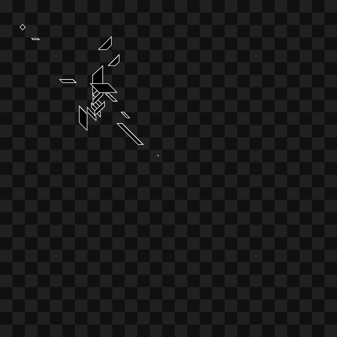 Diagonal frag asset pack / 22 loops