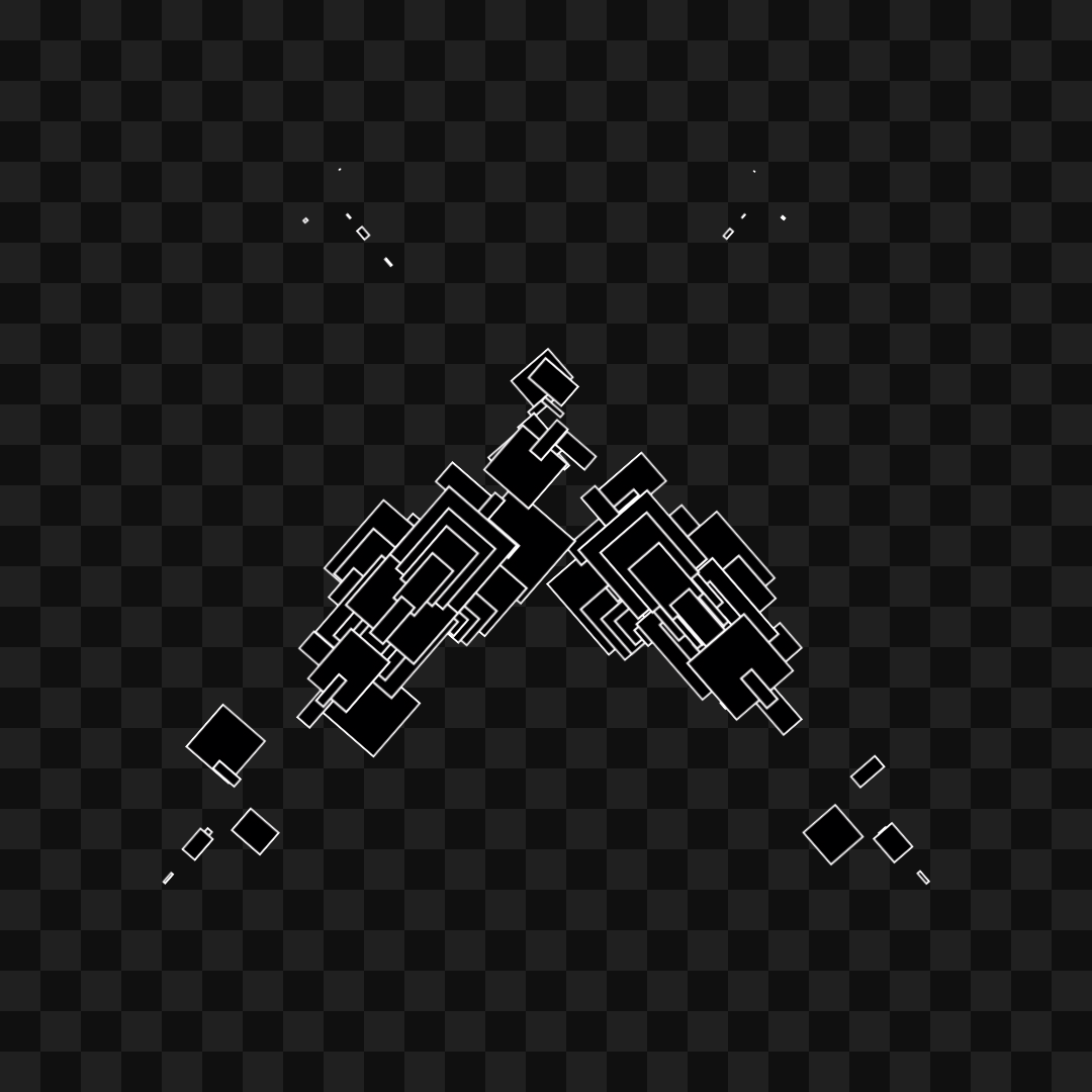 Diagonal frag asset pack / 22 loops