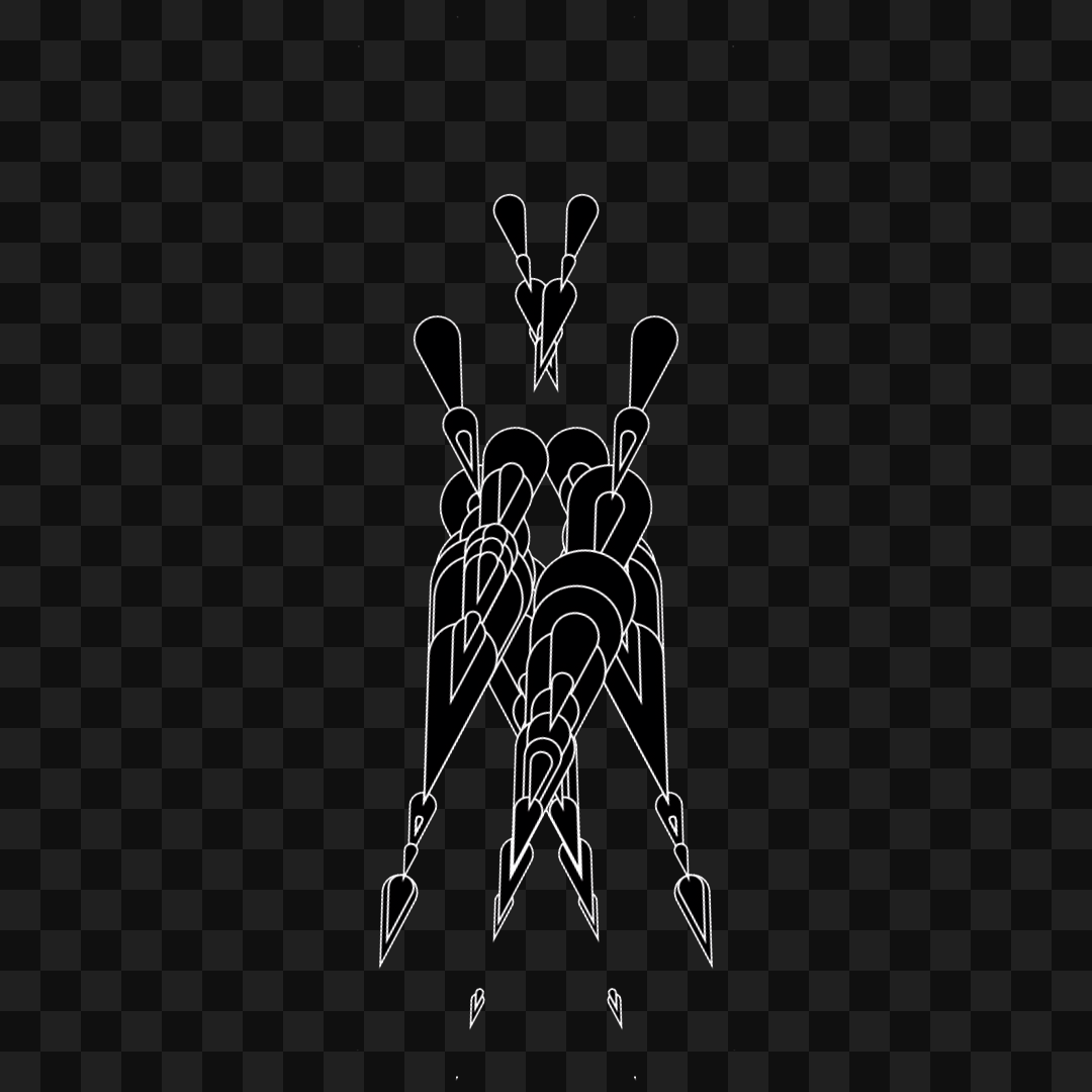 Vertical frag asset pack / 117 loops
