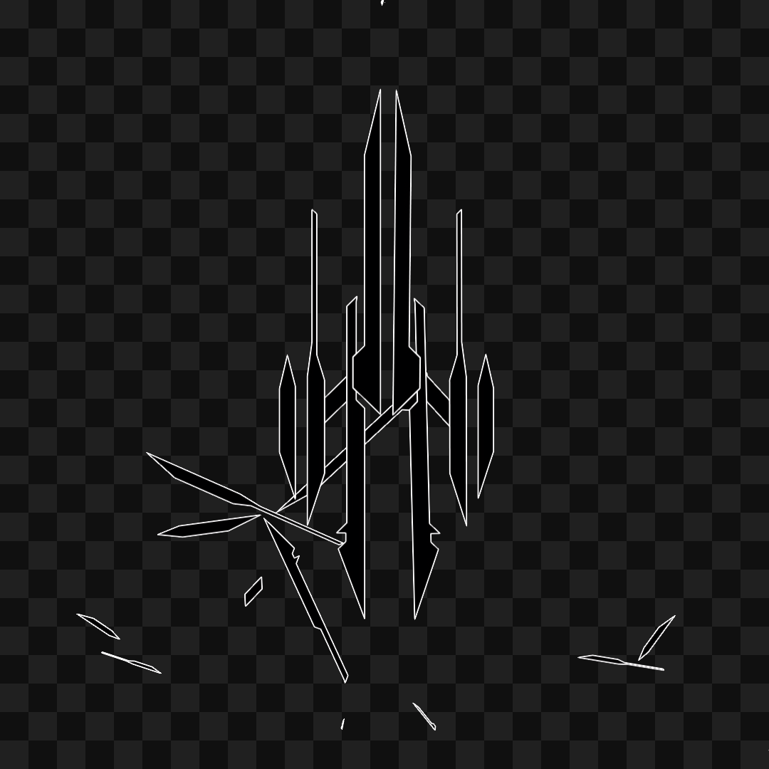 Vertical frag asset pack / 117 loops