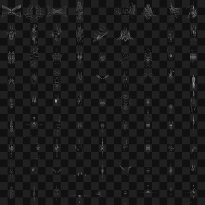 Vertical frag asset pack / 117 loops