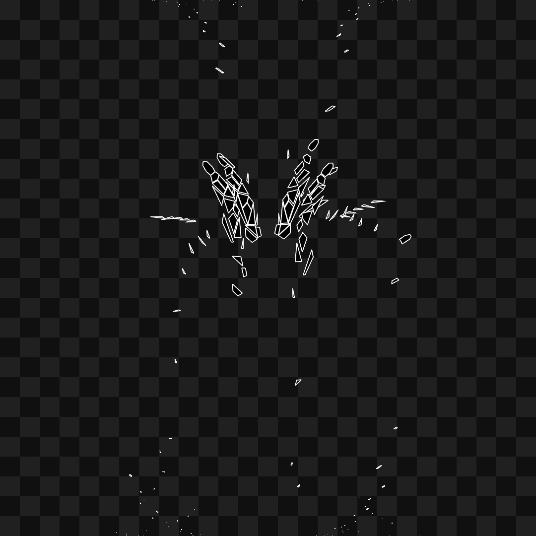Vertical frag asset pack / 117 loops