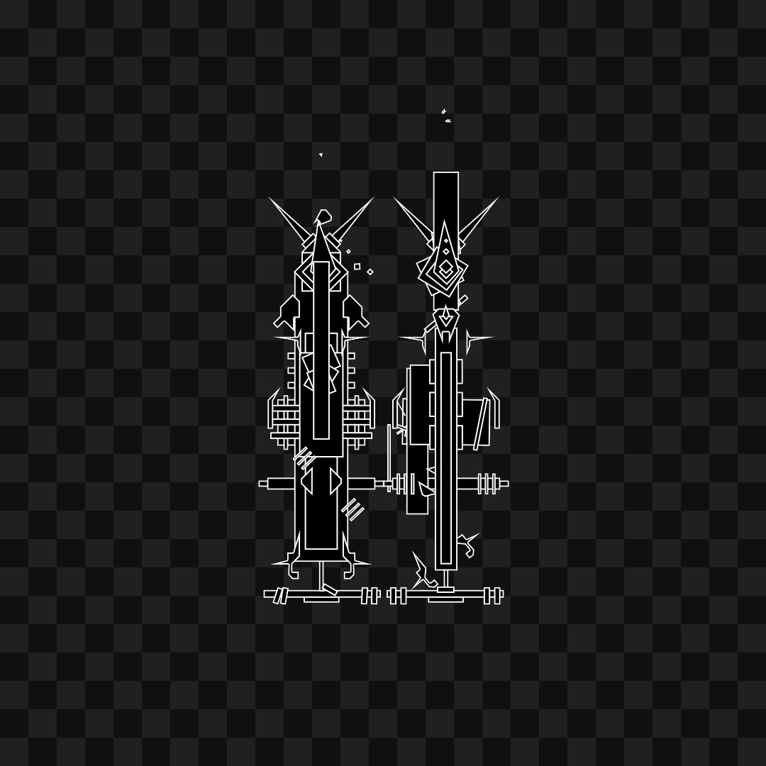Vertical frag asset pack / 117 loops