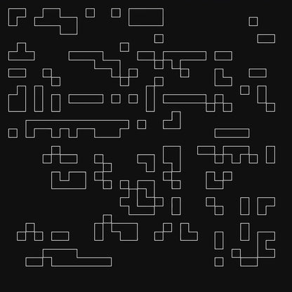 Block asemic asset bundle / 128 loops