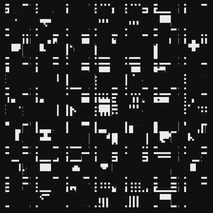 Beta asemic square pattern asset pack / 12 loops