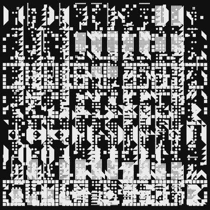 Gamma asemic square pattern asset pack / 10 loops